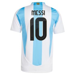Lionel Messi #10 Argentinien Spielerversion Heimtrikot Copa America 2024