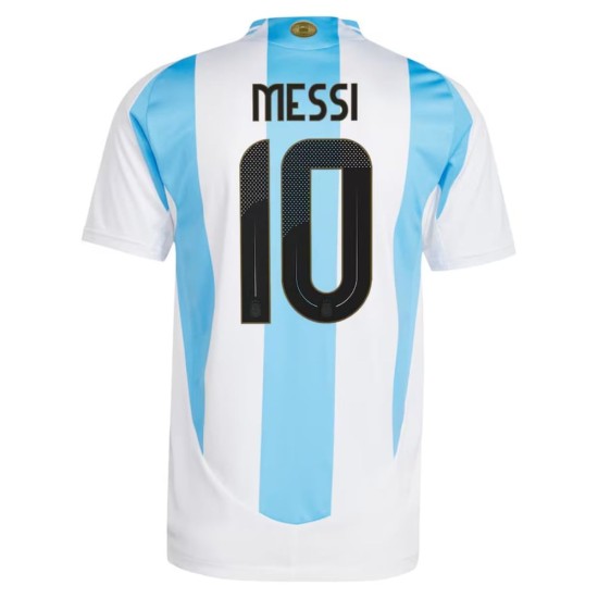 Lionel Messi #10 Argentinien Spielerversion Heimtrikot Copa America 2024