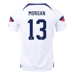 Alex Morgan #13 USWNT Heimtrikot Weltmeisterschaft 2022