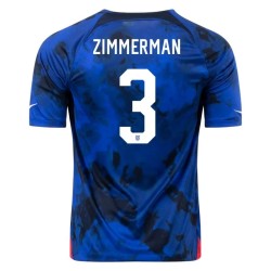 Walker Zimmerman #3 USMNT Auswärtstrikot Weltmeisterschaft 2022