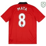 Herren Manchester United 2013/14 Heim Retro Shirt Mata #8 Herren Manchester United 2013/14 Heim Retro Shirt Mata #8