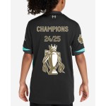 Kinder Liverpool 2024/25 Auswärts LFC Champions Trikot & Goldene Trophäe
