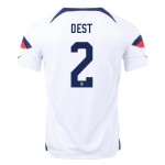 Sergiño Dest #2 USMNT Heimtrikot Weltmeisterschaft 2022 Sergiño Dest #2 USMNT Heimtrikot Weltmeisterschaft 2022
