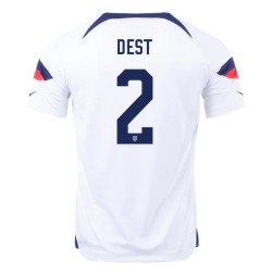 Sergiño Dest #2 USMNT Heimtrikot Weltmeisterschaft 2022