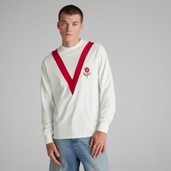 Herren Manchester United 1909 Retro Inspiriertes Langarmtrikot