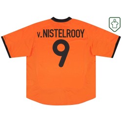 Männer Niederlande 2000/02 Heim Retro Shirt V. Nistelrooy #9