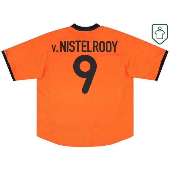 Männer Niederlande 2000/02 Heim Retro Shirt V. Nistelrooy #9 Männer Niederlande 2000/02 Heim Retro Shirt V. Nistelrooy #9