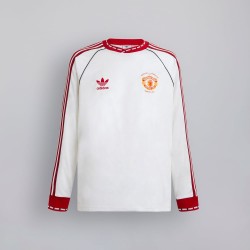 Damen Manchester United 1991 Auswärts Bring Back Langarm Trikot