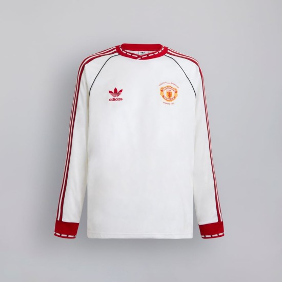Damen Manchester United 1991 Auswärts Bring Back Langarm Trikot