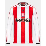 Herren Stoke City 2024/25 Langarm Heimtrikot