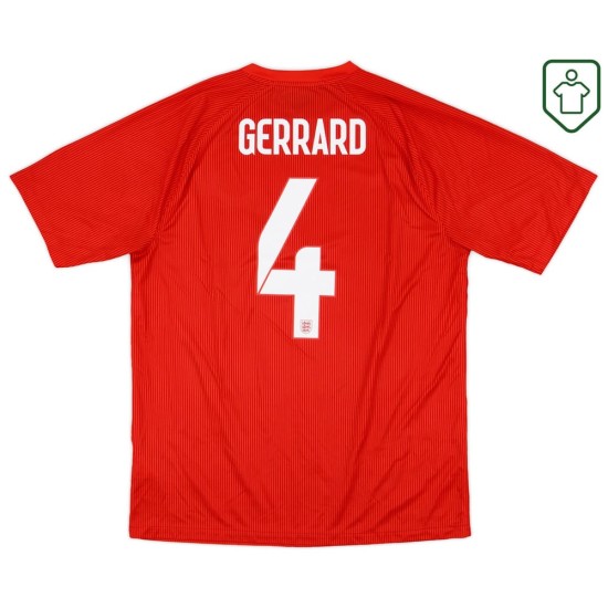 Männer England 2014/15 Auswärts Retro Shirt Gerrard #4 Männer England 2014/15 Auswärts Retro Shirt Gerrard #4