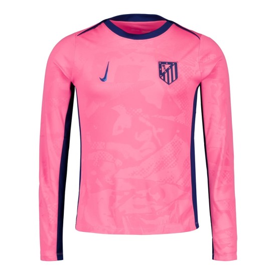 Herren Atletico Madrid 2024/25 Drittes UEFA Langarm Prematch Trikot