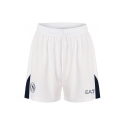 Herren Neapel 2024/25 Heim Shorts - Weiß/Marineblau