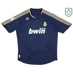 Herren Real Madrid Auswärts-Retro-Trikot 2007/08 Dunkelblau Herren Real Madrid Auswärts-Retro-Trikot 2007/08 Dunkelblau