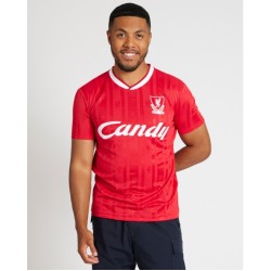 Herren Liverpool 1987/89 Heim Retro Candy Trikot