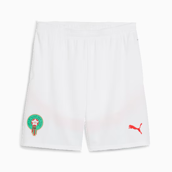 Damen Marokko 2025 Dritte Shorts - Weiß Damen Marokko 2025 Dritte Shorts - Weiß