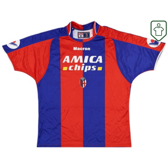 Herren Bologna FC 2004/05 Heim-Retro-Trikot