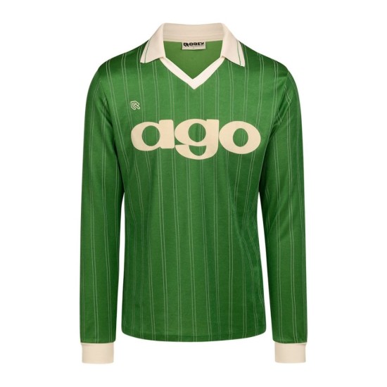Kinder FC Groningen 1982/83 Retro Langarmtrikot