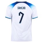 Jadon Sancho #7 England Heimtrikot Weltmeisterschaft 2022 Jadon Sancho #7 England Heimtrikot Weltmeisterschaft 2022