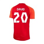 Jonathan David #20 Kanada Heimtrikot Weltmeisterschaft 2022