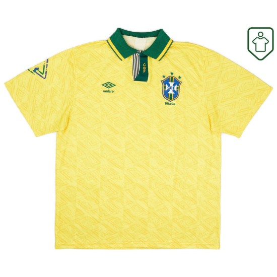 Männer Brasilien 1992/93 Heim Retro Shirt