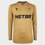Herren Crystal Palace 2025/26 Drittes Langarm Adler-Gold Trikot