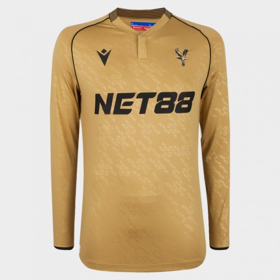 Herren Crystal Palace 2025/26 Drittes Langarm Adler-Gold Trikot