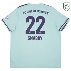 Herren Bayern München 2018/19 Auswärts-Retro-Trikot Gnabry #22