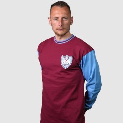 Kinder West Ham United 1964 Retro FA Cup Langarmtrikot