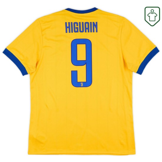 Herren Juventus 2017/18 Auswärts-Retro-Trikot Higuaín #9