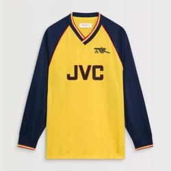 Herren Arsenal 1988/89 Auswärts Retro Langarmtrikot