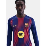 Herren FC Barcelona 2025/26 Herren Heim Langarm UCL-Trikot
