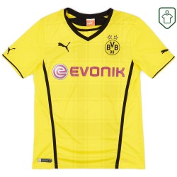 Herren BVB Borussia Dortmund 2013/14 Heim-Retro-Trikot