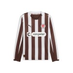 Herren FC St. Pauli 2025/26 Heimtrikot mit langen Ärmeln