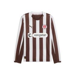 Kinder FC St. Pauli 2025/26 Heimtrikot mit langen Ärmeln