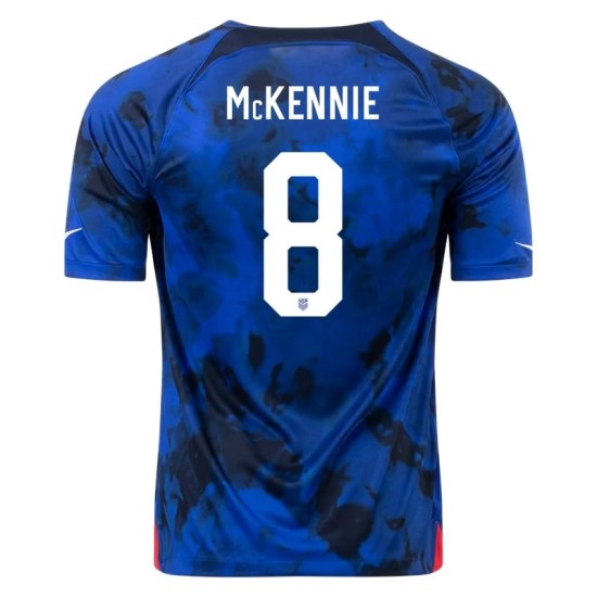 Weston McKennie #8 USMNT Auswärtstrikot Weltmeisterschaft 2022