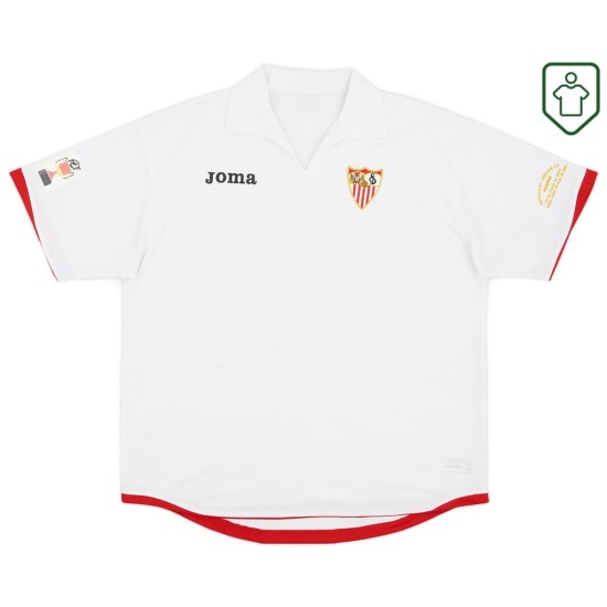 Herren Sevilla FC Pokalfinale-Retro-Trikot 2007