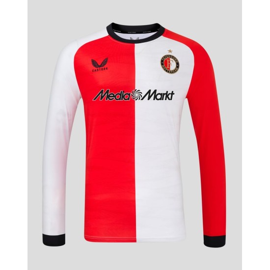 Herren Feyenoord 2024/25 Heim Langarmtrikot