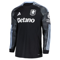 Kinder Aston Villa 2025/26 Auswärts Langarmtrikot