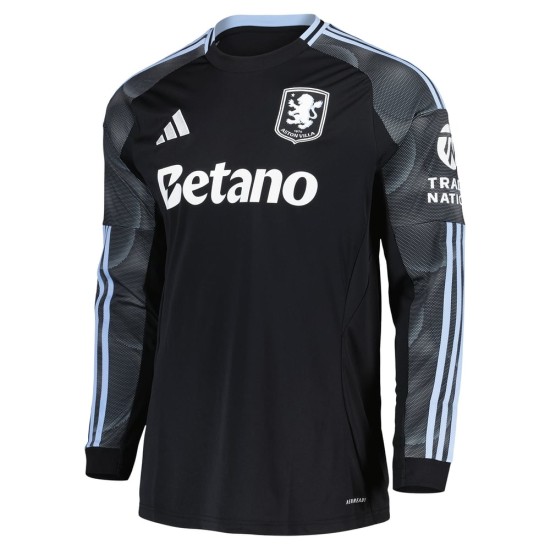 Damen Aston Villa 2025/26 Auswärts Langarmtrikot