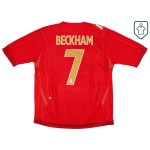Männer England 2006/08 Auswärts Retro Shirt Beckham #7