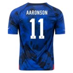 Brenden Aaronson #11 USMNT Auswärtstrikot Weltmeisterschaft 2022