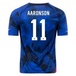 Brenden Aaronson #11 USMNT Auswärtstrikot Weltmeisterschaft 2022