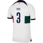 Pepe #3 Portugal Auswärtstrikot Weltmeisterschaft 2022