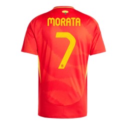 Alvaro Morata #7 Spanien Heimtrikot EURO 2024