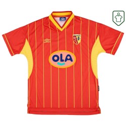Herren RC Lens Heim-Retro-Trikot 1999/00 Herren RC Lens Heim-Retro-Trikot 1999/00