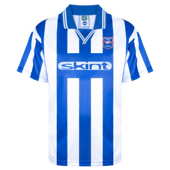 Damen Brighton & Hove Albion 1999 Heim Retro Trikot