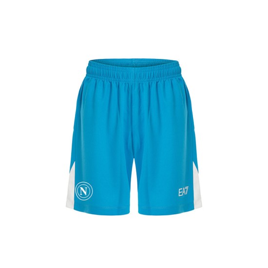 Kinder Neapel 2024/25 Heim Shorts - Hellblau
