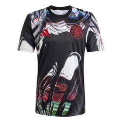 Herren Manchester United 2025/26 Drittes Pre-Match Trikot – Schwarz