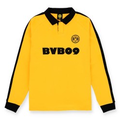 Herren BVB Borussia Dortmund Retro-Langarmtrikot der 70er Jahre